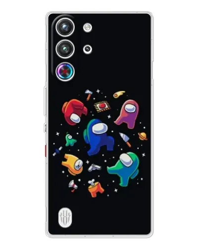 Чехол для ZTE Nubia RedMagic 10 Pro с картинкой «Among Us космос»