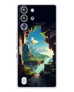 Чехол для ZTE Nubia RedMagic 10 Pro с картинкой «Вид из пещеры»