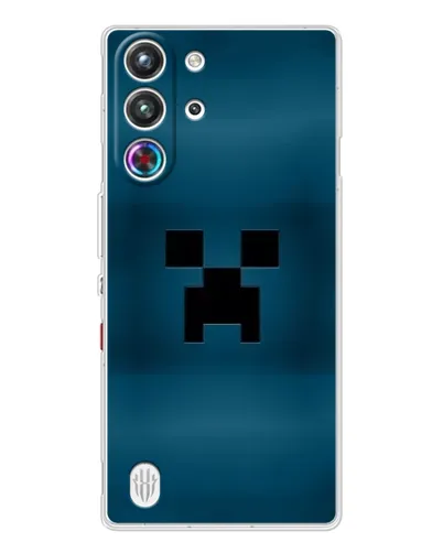 Чехол для ZTE Nubia RedMagic 10 Pro с картинкой «Крипер текстура» Чехол для ZTE Nubia RedMagic 10 Pro с картинкой «Крипер текстура»