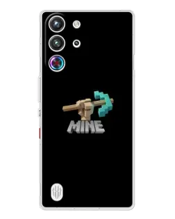 Чехол для ZTE Nubia RedMagic 10 Pro с картинкой «Алмазная кирка»