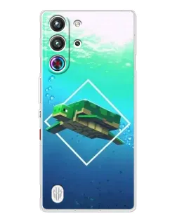 Чохол для ZTE Nubia RedMagic 10 Pro з картинкою «Черепаха Minecraft» Чохол для ZTE Nubia RedMagic 10 Pro з картинкою «Черепаха Minecraft»