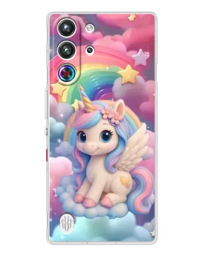Чехол для ZTE Nubia RedMagic 10 Pro с картинкой «Маленький единорог»