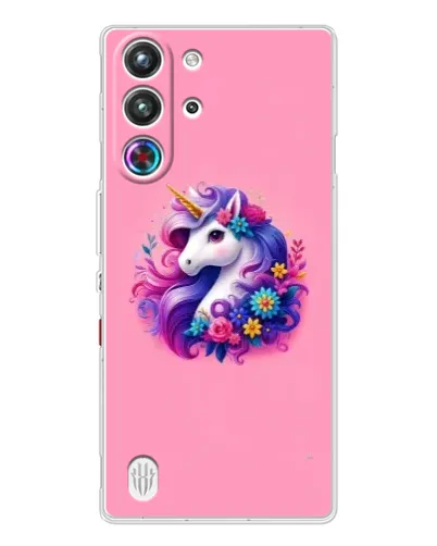 Чехол для ZTE Nubia RedMagic 10 Pro с картинкой «Сказочный единорог»