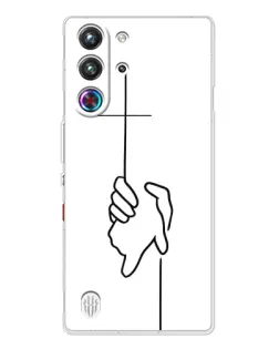 Чохол для ZTE Nubia RedMagic 10 Pro з картинкою «Рука тримає» Чохол для ZTE Nubia RedMagic 10 Pro з картинкою «Рука тримає»