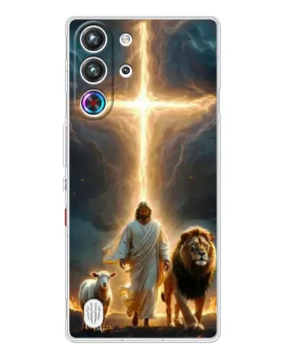 Чехол для ZTE Nubia RedMagic 10 Pro с картинкой «Лев Иуды и Свет»