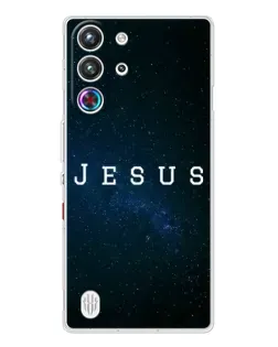 Чехол для ZTE Nubia RedMagic 10 Pro с картинкой «Звездное небо Jesus»