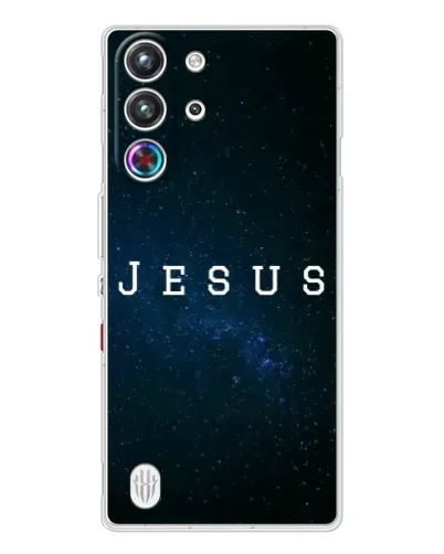 Чехол для ZTE Nubia RedMagic 10 Pro с картинкой «Звездное небо Jesus»