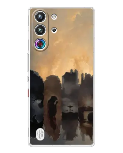 Чехол для ZTE Nubia RedMagic 10 Pro с картинкой «Дорога к вере»
