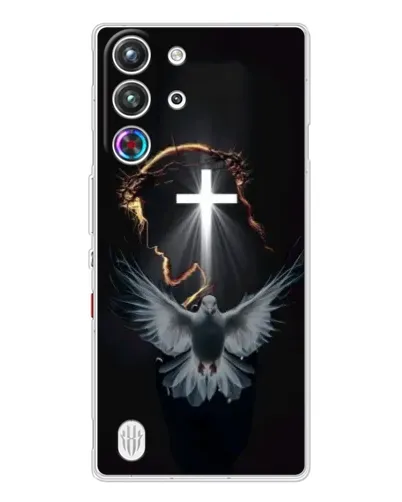 Чехол для ZTE Nubia RedMagic 10 Pro с картинкой «Голубь и Свет»