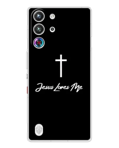 Чехол для ZTE Nubia RedMagic 10 Pro с картинкой «Иисус любит тебя»
