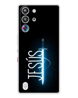 Чехол для ZTE Nubia RedMagic 10 Pro с картинкой «Меч Духа Jesus»