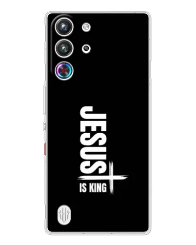 Чехол для ZTE Nubia RedMagic 10 Pro с картинкой «Вертикаль веры Jesus»