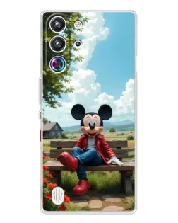 Чехол для ZTE Nubia RedMagic 10 Pro с картинкой «Микки на скамейке»