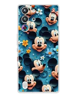 Чехол для ZTE Nubia RedMagic 10 Pro с картинкой «Паттерн Микки и Минни»