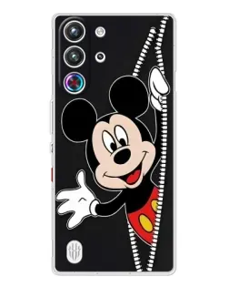 Чехол для ZTE Nubia RedMagic 10 Pro с картинкой «Микки раздвигает стены»