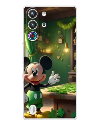 Чехол для ZTE Nubia RedMagic 10 Pro с картинкой «Микки в мастерской»
