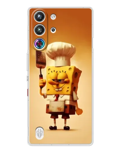 Чехол для ZTE Nubia RedMagic 10 Pro с картинкой «Губка Боб повар» Чехол для ZTE Nubia RedMagic 10 Pro с картинкой «Губка Боб повар»