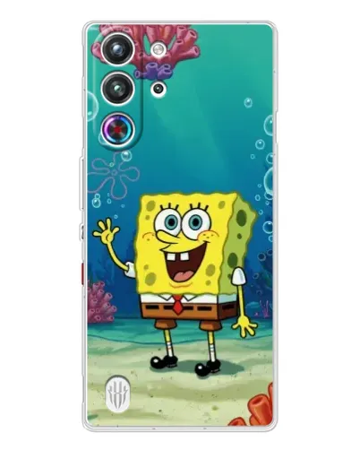 Чехол для ZTE Nubia RedMagic 10 Pro с картинкой «Подводный привет» Чехол для ZTE Nubia RedMagic 10 Pro с картинкой «Подводный привет»