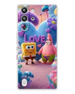 Чехол для ZTE Nubia RedMagic 10 Pro с картинкой «Губка Боб Патрик»