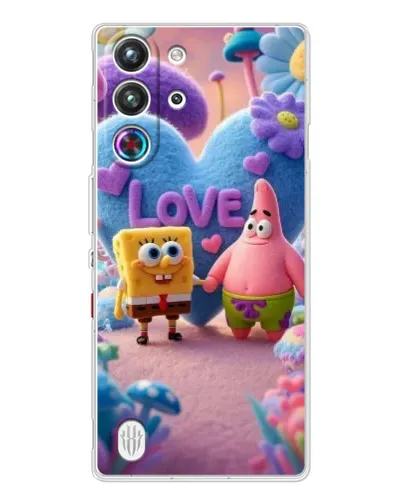 Чехол для ZTE Nubia RedMagic 10 Pro с картинкой «Губка Боб Патрик» Чехол для ZTE Nubia RedMagic 10 Pro с картинкой «Губка Боб Патрик»