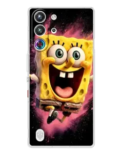 Чехол для ZTE Nubia RedMagic 10 Pro с картинкой «Взрывной Спанч Боб»