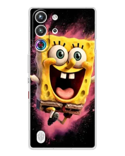 Чехол для ZTE Nubia RedMagic 10 Pro с картинкой «Взрывной Спанч Боб» Чехол для ZTE Nubia RedMagic 10 Pro с картинкой «Взрывной Спанч Боб»