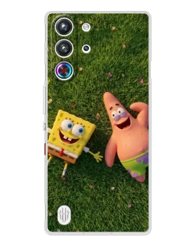 Чехол для ZTE Nubia RedMagic 10 Pro с картинкой «Друзья на лужайке» Чехол для ZTE Nubia RedMagic 10 Pro с картинкой «Друзья на лужайке»
