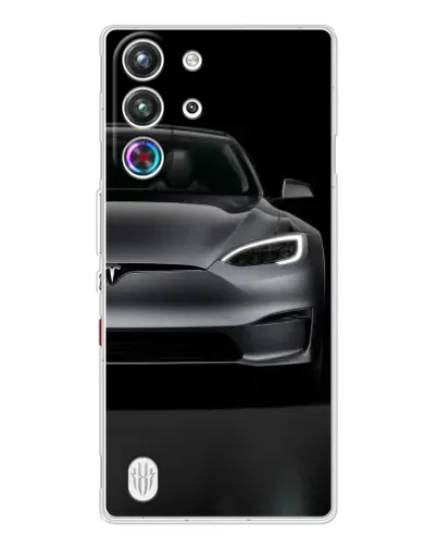Чехол для ZTE Nubia RedMagic 10 Pro с картинкой «Tesla Model S Look» Чехол для ZTE Nubia RedMagic 10 Pro с картинкой «Tesla Model S Look»