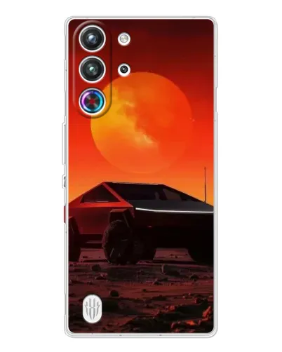 Чехол для ZTE Nubia RedMagic 10 Pro с картинкой «Cybertruck на Марсе» Чехол для ZTE Nubia RedMagic 10 Pro с картинкой «Cybertruck на Марсе»