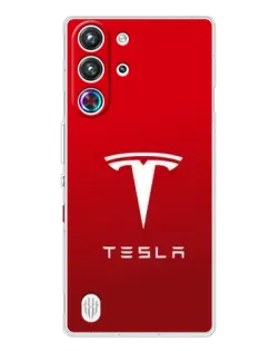 Чехол для ZTE Nubia RedMagic 10 Pro с картинкой «Tesla Red Classic»