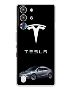 Чехол для ZTE Nubia RedMagic 10 Pro с картинкой «Tesla Model Y» Чехол для ZTE Nubia RedMagic 10 Pro с картинкой «Tesla Model Y»