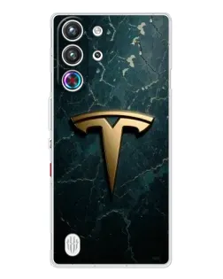 Чехол для ZTE Nubia RedMagic 10 Pro с картинкой «Мраморная Tesla Gold» Чехол для ZTE Nubia RedMagic 10 Pro с картинкой «Мраморная Tesla Gold»