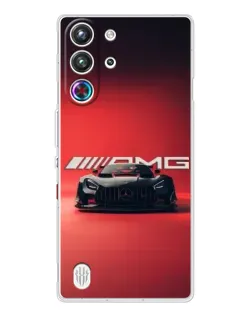 Чехол для ZTE Nubia RedMagic 10 Pro с картинкой «Mercedes AMG — красная линия»