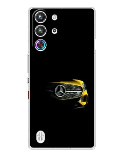 Чехол для ZTE Nubia RedMagic 10 Pro с картинкой «Mercedes — ретро стиль»