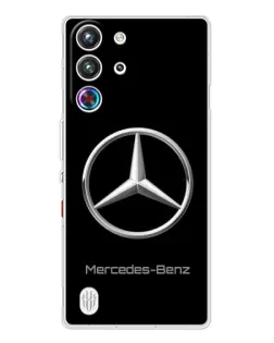 Чехол для ZTE Nubia RedMagic 10 Pro с картинкой «Mercedes Silver Logo»