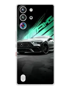Чехол для ZTE Nubia RedMagic 10 Pro с картинкой «Темный Mercedes AMG»