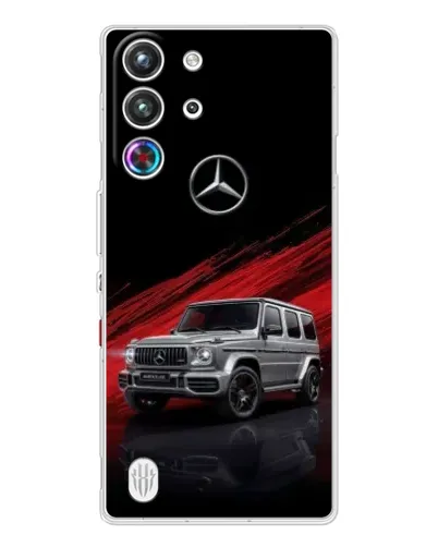 Чехол для ZTE Nubia RedMagic 10 Pro с картинкой «Mercedes G-Class красный»