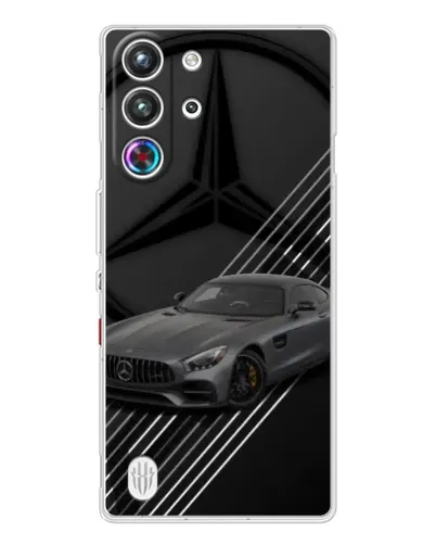 Чехол для ZTE Nubia RedMagic 10 Pro с картинкой «Mercedes AMG — графика»