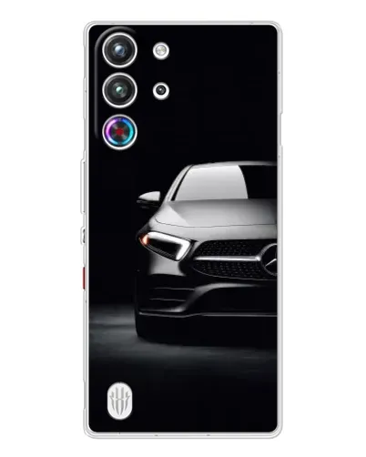 Чехол для ZTE Nubia RedMagic 10 Pro с картинкой «Свет фар Mercedes»