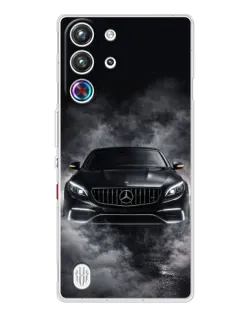Чехол для ZTE Nubia RedMagic 10 Pro с картинкой «Mercedes в дыму»