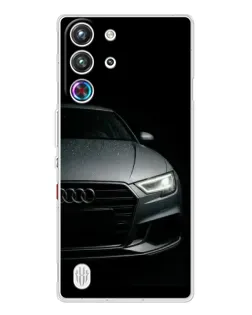 Чехол для ZTE Nubia RedMagic 10 Pro с картинкой «Audi — детализация кузова»