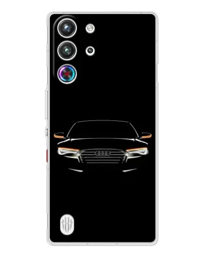 Чехол для ZTE Nubia RedMagic 10 Pro с картинкой «Audi — ночной контур»