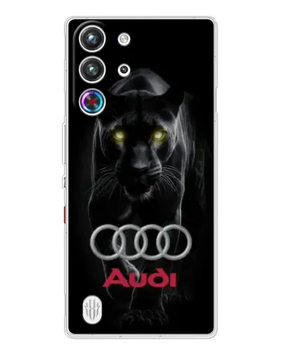 Чехол для ZTE Nubia RedMagic 10 Pro с картинкой «Пантера и Audi»