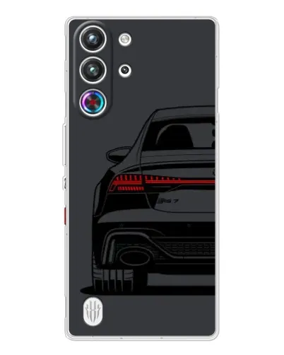 Чехол для ZTE Nubia RedMagic 10 Pro с картинкой «Задняя часть Audi — арт»