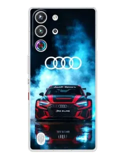 Чехол для ZTE Nubia RedMagic 10 Pro с картинкой «Audi Sport — неон»