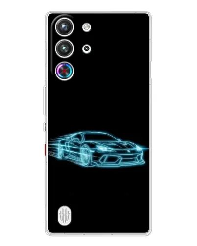 Чохол для ZTE Nubia RedMagic 10 Pro з картинкою «Неоновий контур Lamborghini» Чохол для ZTE Nubia RedMagic 10 Pro з картинкою «Неоновий контур Lamborghini»