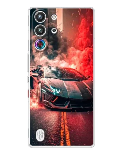 Чохол для ZTE Nubia RedMagic 10 Pro з картинкою «Lamborghini червоний дим» Чохол для ZTE Nubia RedMagic 10 Pro з картинкою «Lamborghini червоний дим»