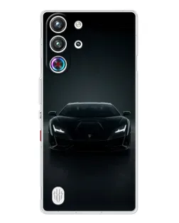 Чехол для ZTE Nubia RedMagic 10 Pro с картинкой «Черный Lamborghini Aventador» Чехол для ZTE Nubia RedMagic 10 Pro с картинкой «Черный Lamborghini Aventador»