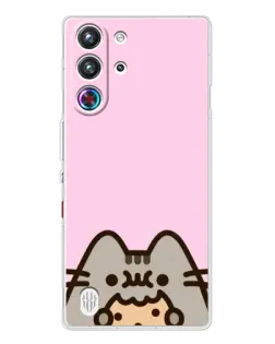 Чохол для ZTE Nubia RedMagic 10 Pro з картинкою «Pusheen та печиво»