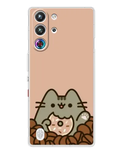 Чехол для ZTE Nubia RedMagic 10 Pro с картинкой «Кофейный Пушин»